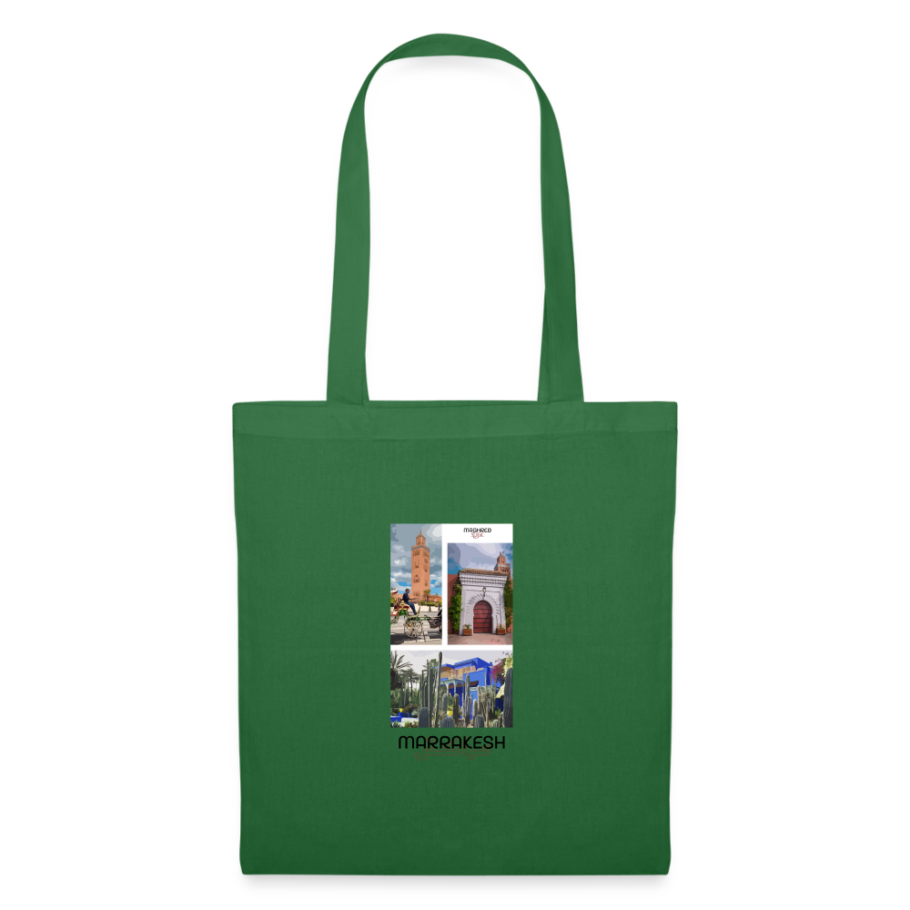 Tote Bag édition Marrakesh - vert sapin