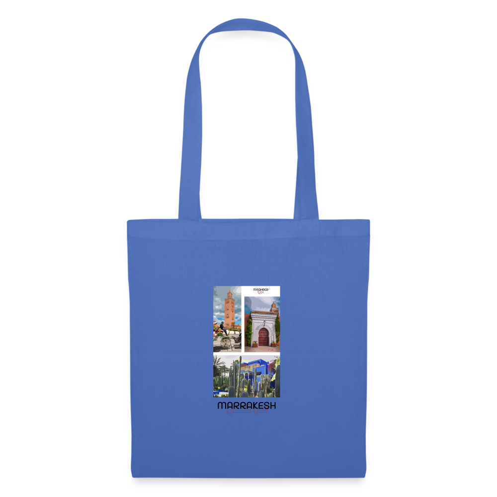 Tote Bag édition Marrakesh - bleu pâle