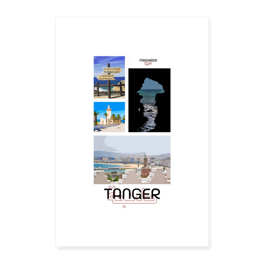 Poster édition Tanger 60x90cm - blanc