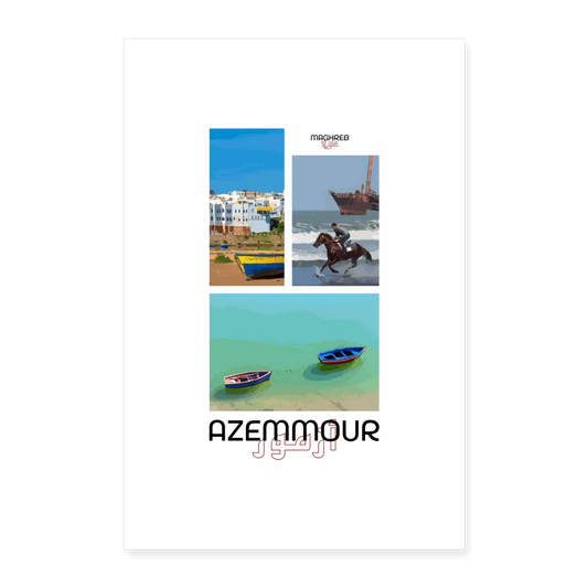 Poster édition Azemmour 60x90cm - blanc