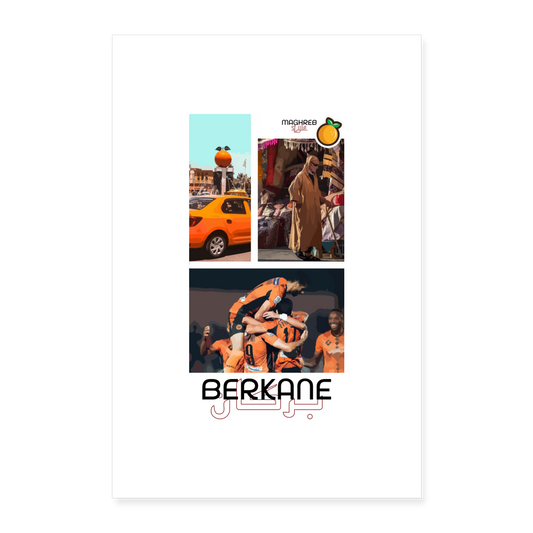 Poster édition Berkane 60x90cm - blanc