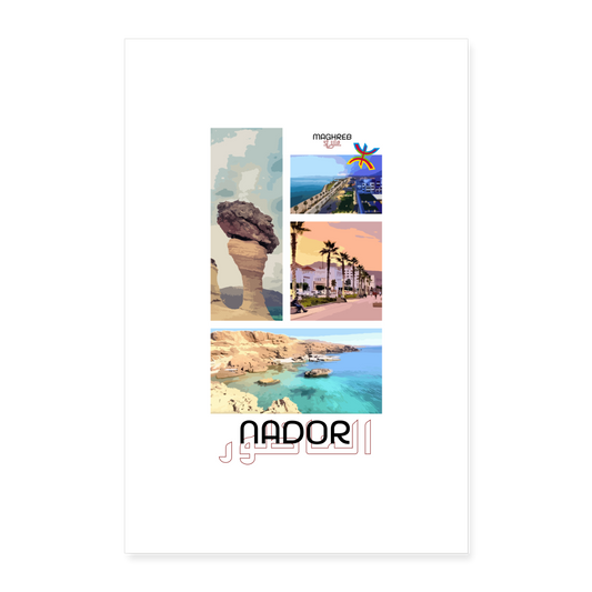 Poster édition Nador 60x90cm - blanc