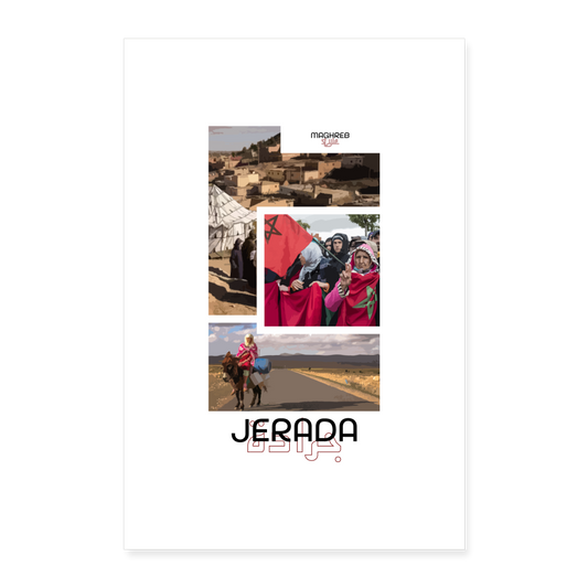 Poster édition Jerada 60x90cm - blanc