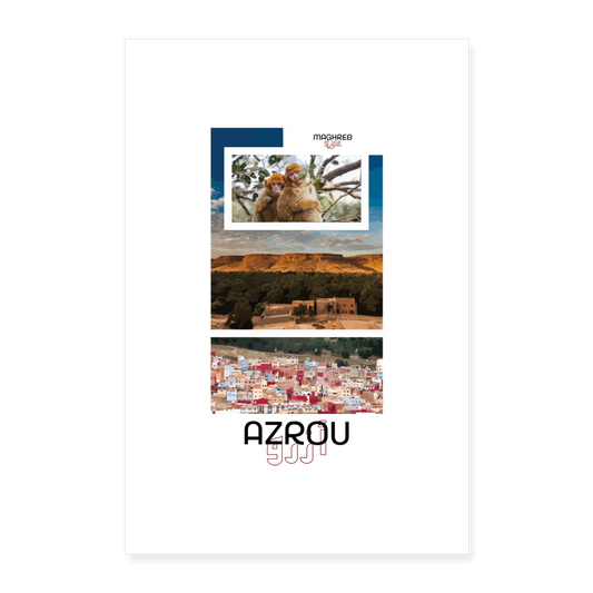 Poster édition Azrou 60x90cm - blanc