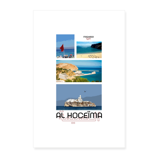 Poster édition Al Hoceïma 60x90cm - blanc