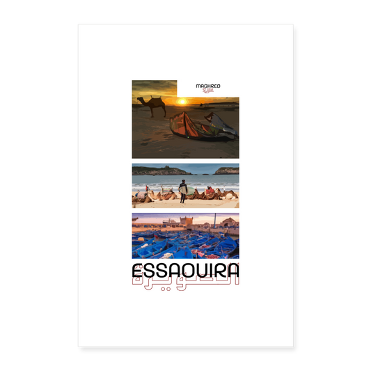 Poster édition Essaouira 60x90cm - blanc