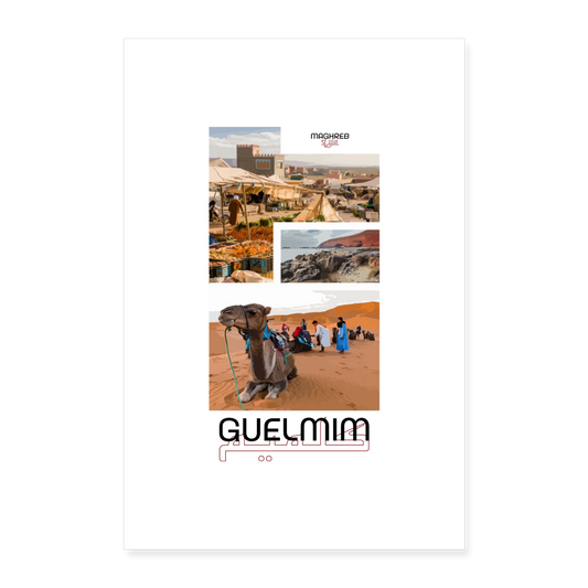 Poster édition Guelmim 60x90cm - blanc