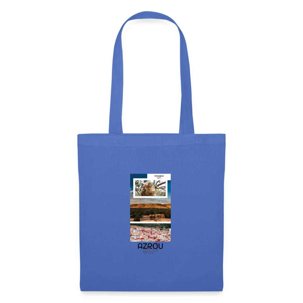 Tote Bag édition Azrou - bleu pâle