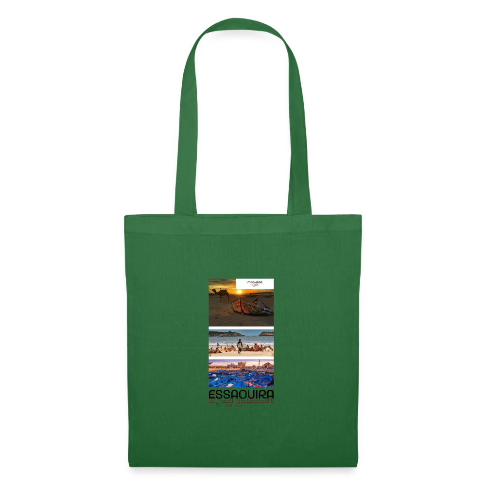 Tote Bag édition Essaouira - vert sapin