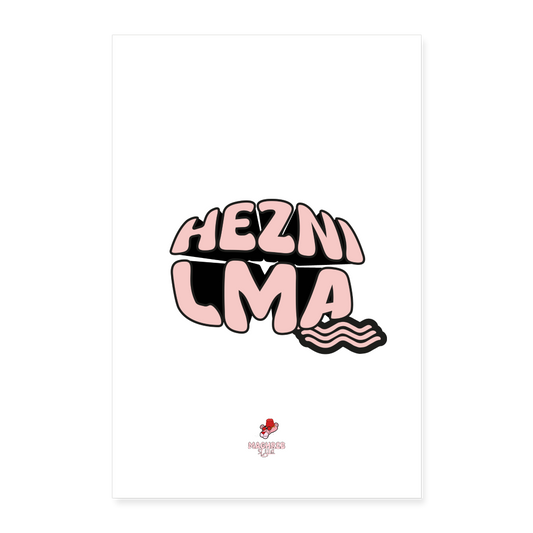 Poster HEZNI LMA - blanc